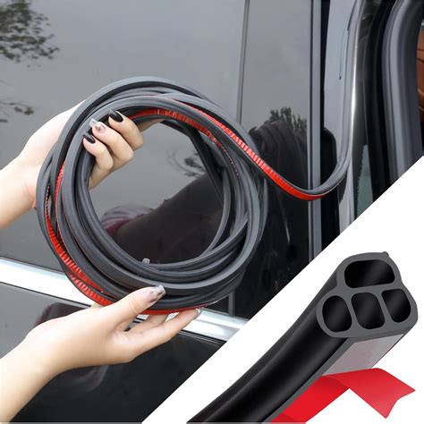 Amazon.com: Aokdom 32.8Ft Car Door Seal Strip,B-Shaped Super Soundproof ...