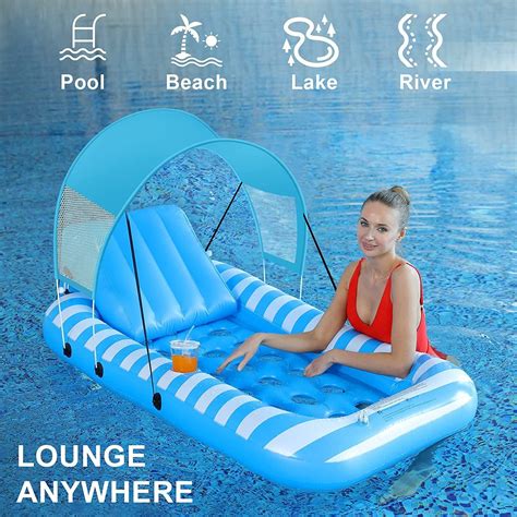 Modern Style Heavy Duty Blue Ferns Inflatable Swimming Pool Contour ...