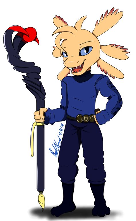 SMG4 - Axol by RidhuanAhmad on DeviantArt