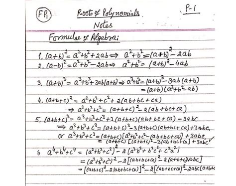 AS-LEVEL FURTHER MATHEMATICS (9231) – ROOTS OF POLYNOMIALS | Cambridge ...