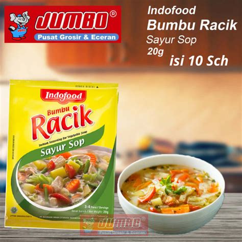 Jual Indofood Bumbu Racik SAYUR SOP 20gr isi 10Sachet / Bumbu Instan ...
