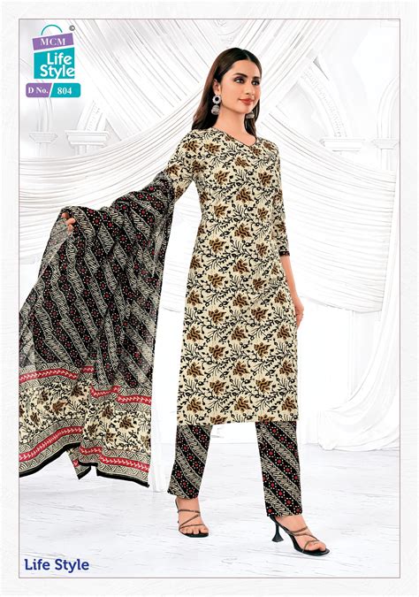 Mcm Life Style Vol 8 Cotton Dress Material Wholesale
