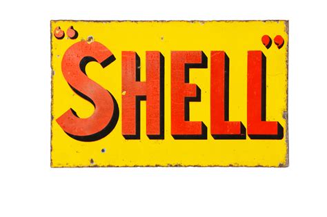 Image result for Shell Enamel Sign