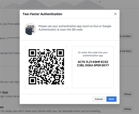 How to Recover Authenticator Code for Facebook 的图像结果