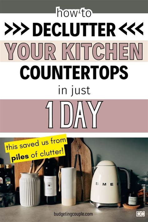 Image result for Kitchen Counter Declutter