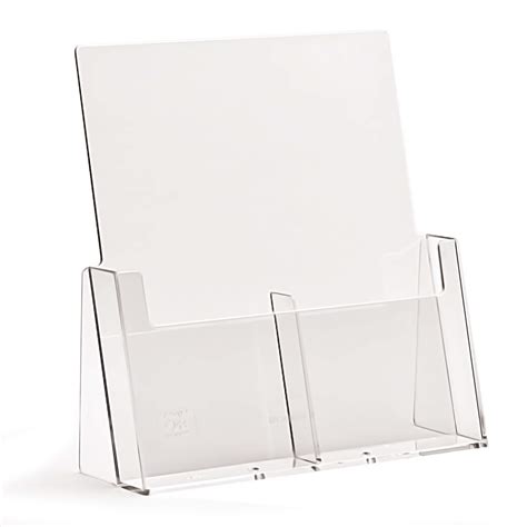Buy taymar Brochure Stand in DIN Long Portrait Format, Table Brochure ...