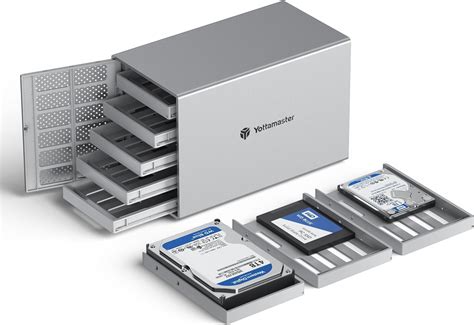 Yottamaster 5 Bay Hard Drive Enclosure USB C 3.5" HDD PS500C3