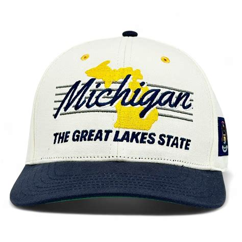 Vintage Style Michigan Hat | Michigan Wolverines Colors – Shells ...