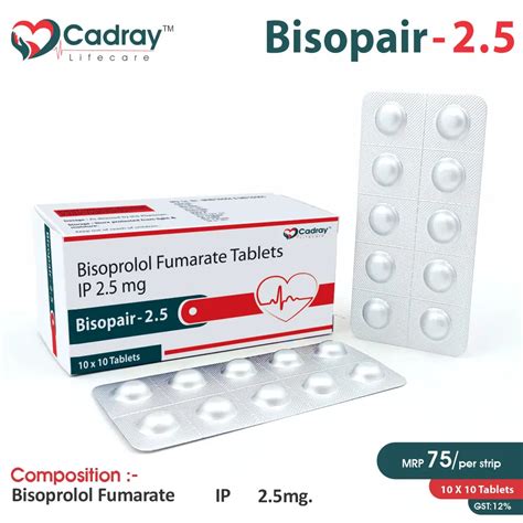 Bisoprolol 2.5 MG Bisopair 2.5 Tablet