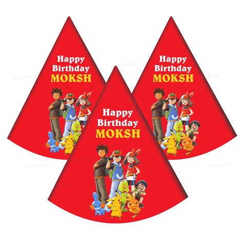 Pokemon Theme Hat | Kids birthday party – Party Supplies India