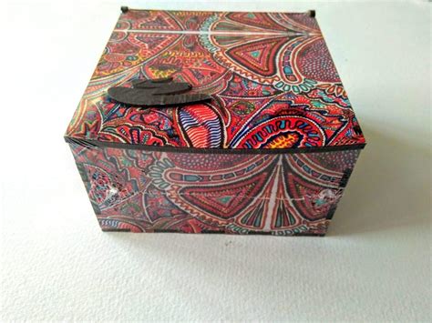 Buy Khyatiworks Wooden Square Keepsake Boxes 'of What We are' Artwork ...
