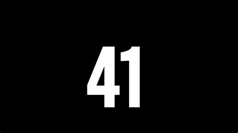 The Number: 41
