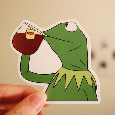 Kermit Drinking Tea