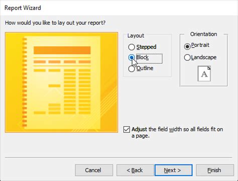 Image result for MS Project Layout Report Tab