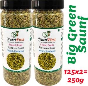 NutriFirst Premium Quality Saunf |Natural Fennel Seeds| Saunf| Whole ...