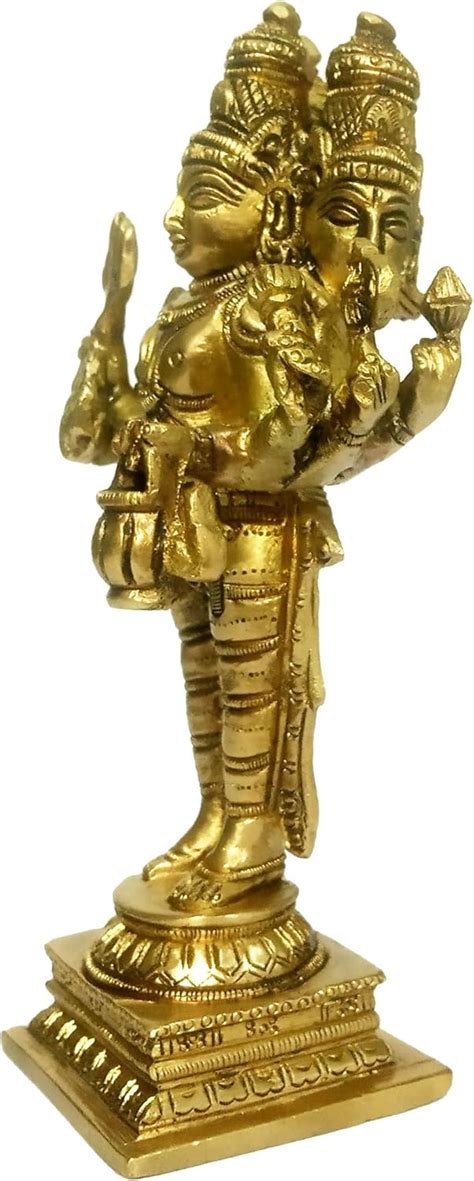 Purpledip Brass Idol Brahma Vishnu Shiva: Rare India | Ubuy