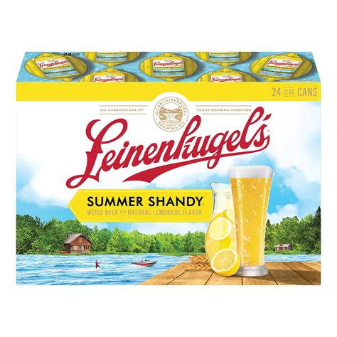 Leinenkugel's Summer Shandy Craft Beer, 4.2% ABV, Cans, 24 pk./12 oz ...