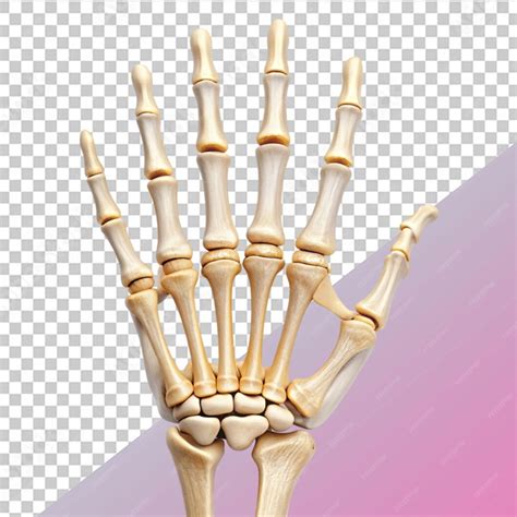 Diagram of hand bones | Premium AI-generated PSD