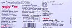 Orofer S 200 Injection: Uses, Side Effects, Price, Dosage & More Info ...