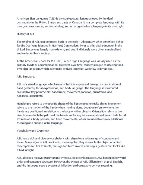 Image result for ASL Lecture