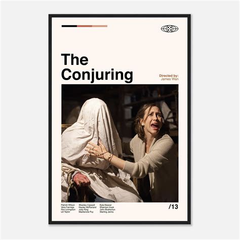 The Conjuring Movie Poster, James Wan, Retro Movie Poster - Citiesbox