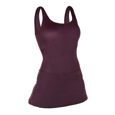 Women Heva One-Piece Swimsuit with Skirt Supportive & Quick-Dry Purple