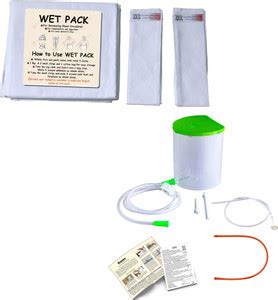 Widely Pure Wet pack cotton patti set and enema kit satvik Improved ...