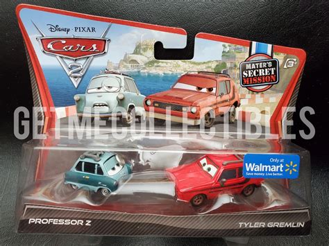 DISNEY PIXAR CARS read PROFESSOR Z TYLER GREMLIN 2 PACK PC SAVE 6% | eBay