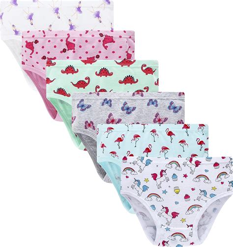 Buy Cadidi Dinos Little Girls' Soft Cotton Underwear Kids Cool ...
