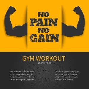 black no pain no gain |Motivational Poster|Inspirational Poster|Gym ...