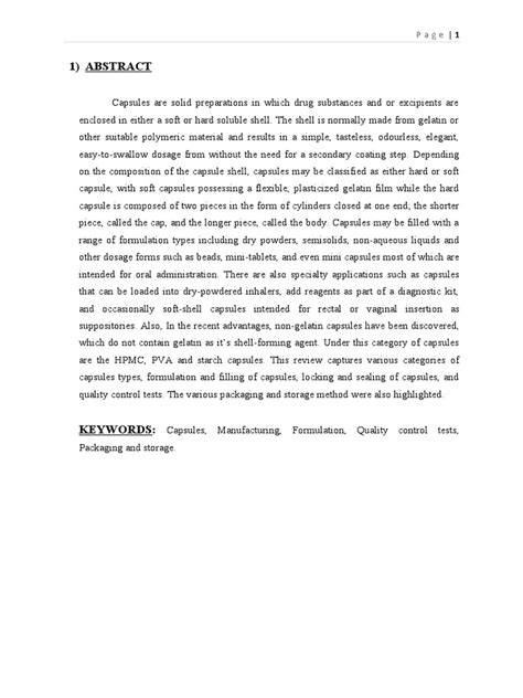 Capsule Formulation 的图像结果