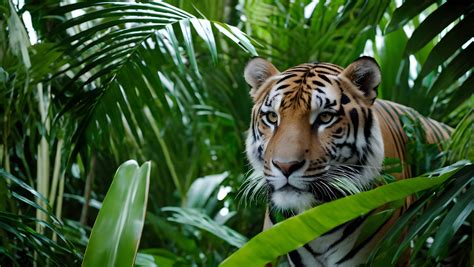 Tiger In The Jungle Free Stock Photo - Public Domain Pictures