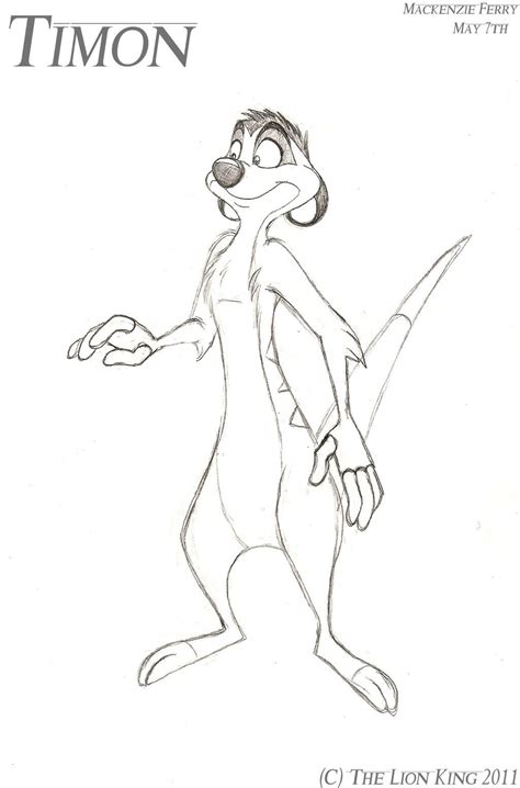 Image result for Timon Drawing