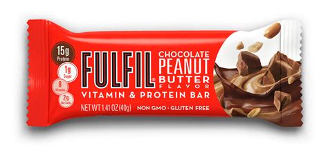 Fulfil Vitamin & 15g Protein Bar - Chocolate Peanut Butter - Shop ...
