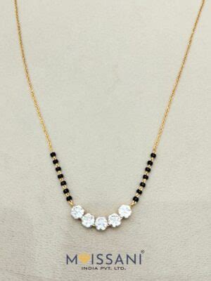 Moissanite Mangal-Sutra - MS002-Moissani.in