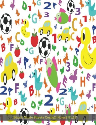 Buy Blank Music Sheets Cornell Notes 8.5"x11": Music Sheets, Pages ...
