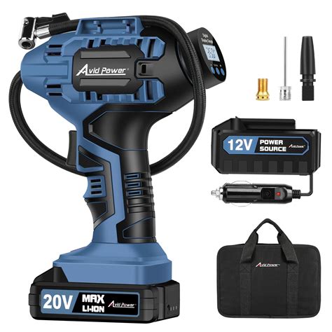 AVID POWER Tire Inflator Portable Air Compressor,20V Cordless Tire Pum – Avid Power Tools