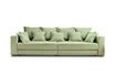 Canapé droit Lisa Design Lys - canapé droit 4 places - en tissu - Vert ...
