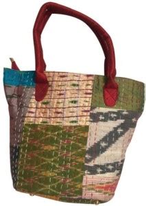 Flipkart.com | Craferia Export Kantha Stitch Handbag/Shopping Bag ...