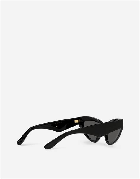 DG Crossed Sunglasses in Black for Women | Dolce&Gabbana®