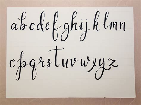 Modern Calligraphy Fonts Alphabet