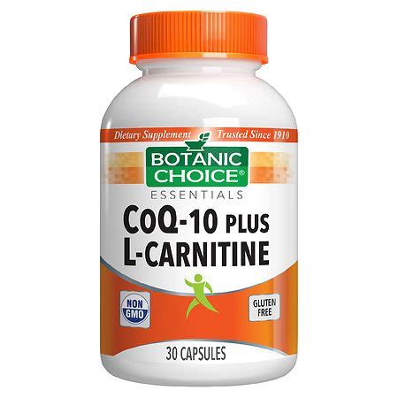 Botanic Choice COQ-10 Plus L-Carnitine | Walgreens