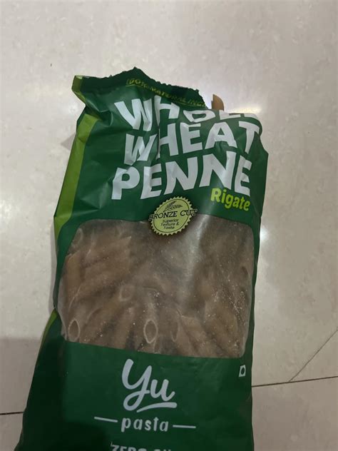 Yu Foodlabs 100% Whole Wheat Pasta - Penne - High Fibre - Zero ...