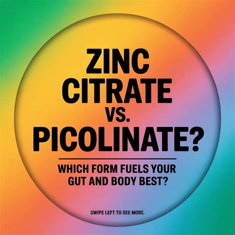 NUDORA | Zinc Duo: Citrate vs. Picolinate & Nudora Synergy - Explore the key differences between ...