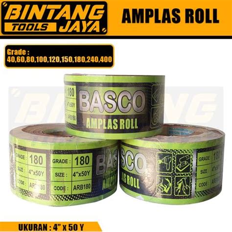 Promo Amplas Roll Amplas Meteran Abrasive Roll Amplas Grit Amplas Kayu ...