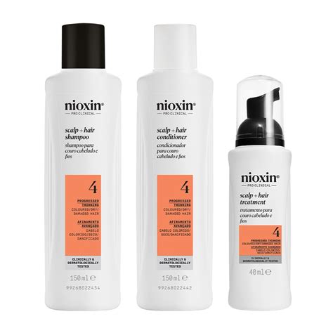 Nioxinsystem 4 Hair Thickening System For Damaged Hair With Progressed ...