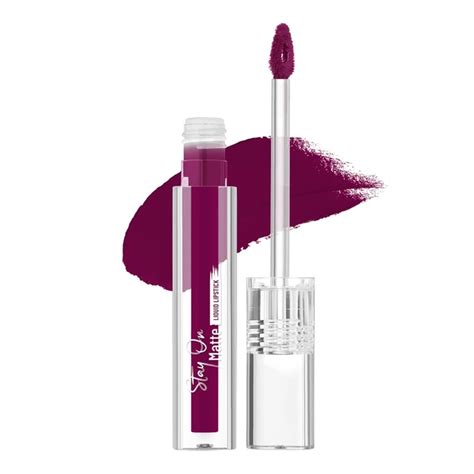 Swiss Beauty Classic Purple Stay On Matte Ultra Pigmented Liquid ...