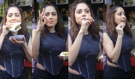 Watch: Nushrratt Bharuccha Enjoys Spicy Vada Pav Near Mithibai College ...