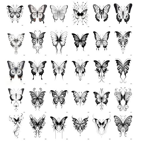 AWLEE Butterfly Temporary Tattoos for Women,30 India | Ubuy