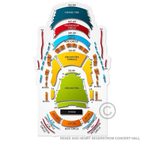 Segerstrom Concert Hall Seating Chart